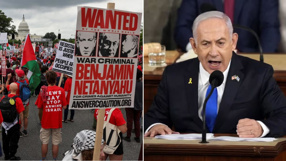 israel-pm-netanyahu-slams-gaza-ceasefire-protesters,-urges-global-alliance-against-iranian-‘axis-of-terror’