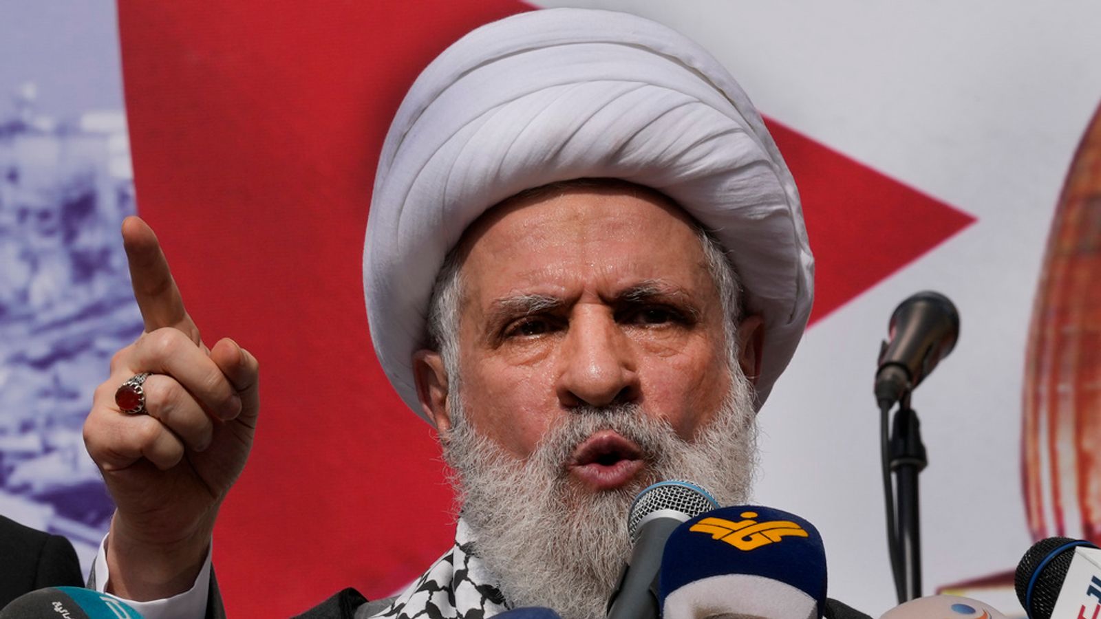 sheikh-naim-kassem:-hezbollah-elects-new-leader-weeks-after-hassan-nasrallah-was-killed-in-israeli-strike