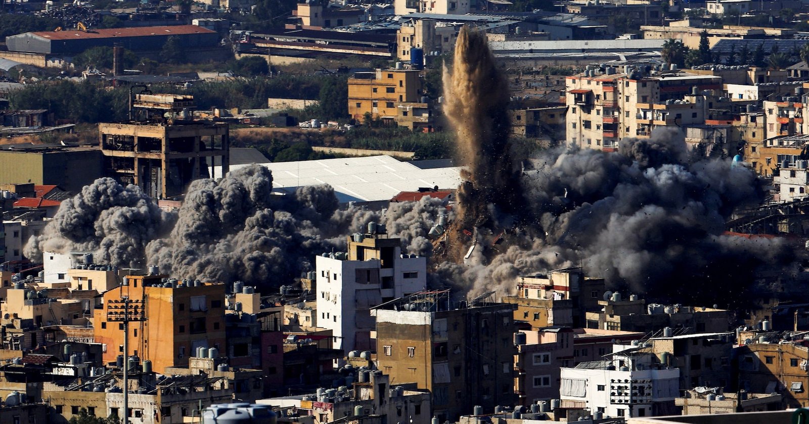 israel-strikes-hezbollah-areas-in-beirut,-southern-lebanon-for-third-day