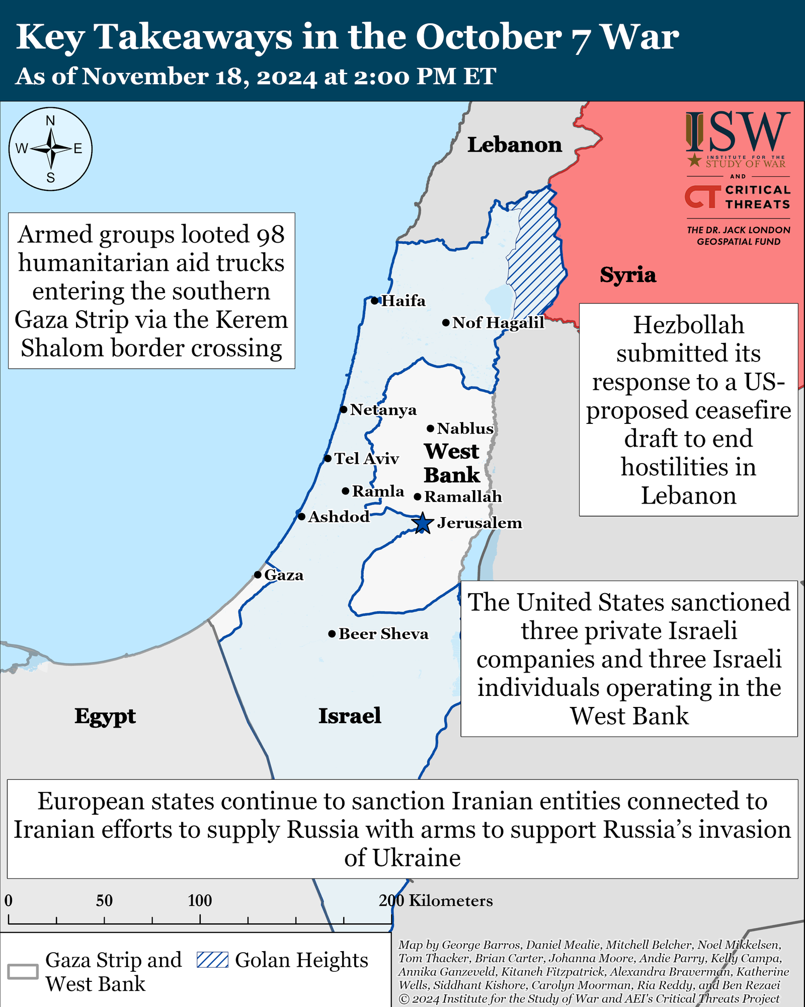 Iran Update, November 18, 2024