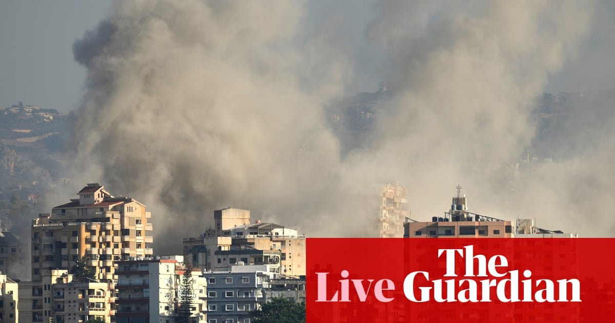 Middle East crisis live: IDF orders evacuation in Gaza City eastern suburb