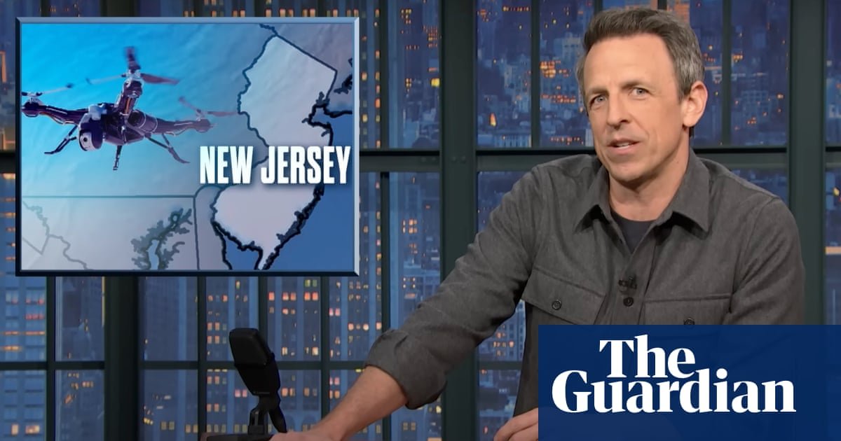 seth-meyers:-‘this-whole-drone-freakout-is-turning-us-into-prehistoric-neanderthals’