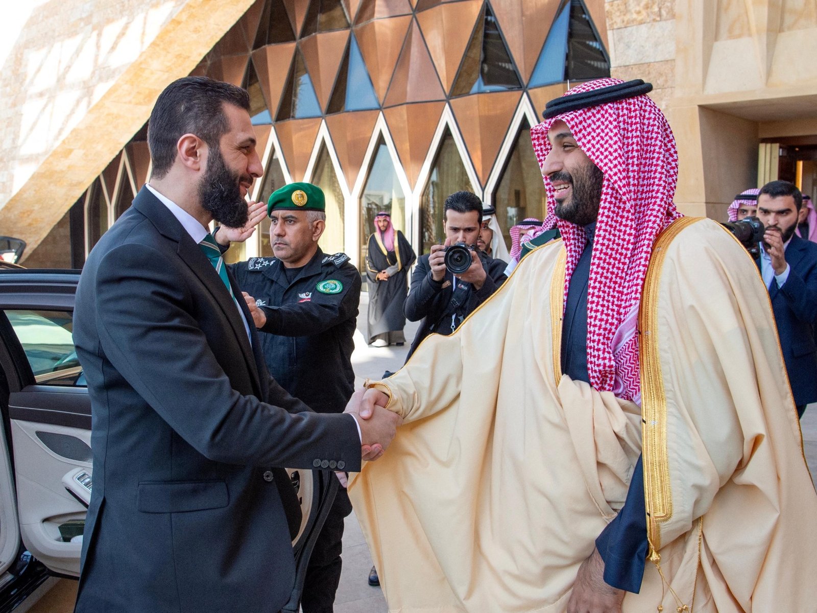syria’s-president-al-sharaa-meets-saudi-arabia’s-mbs-in-first-foreign-trip