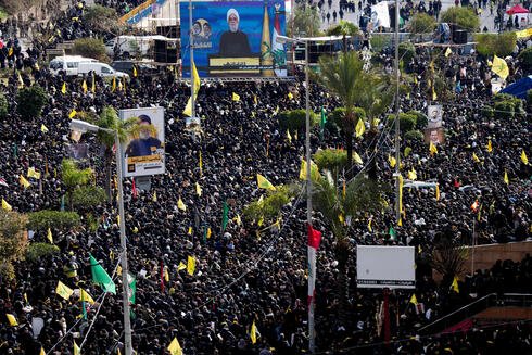 Israeli jets fly over Beirut during Nasrallah funeral as hundreds of thousands attend