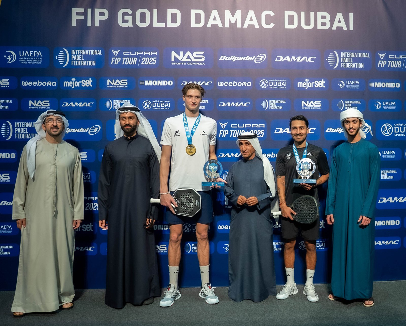saeed-bin-maktoum-crowns-winners-of-international-padel-championship-at-nad-al-sheba-sports-tournament