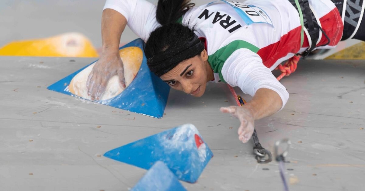 iranian-climber-who-competed-without-hijab-leaves-country:-family